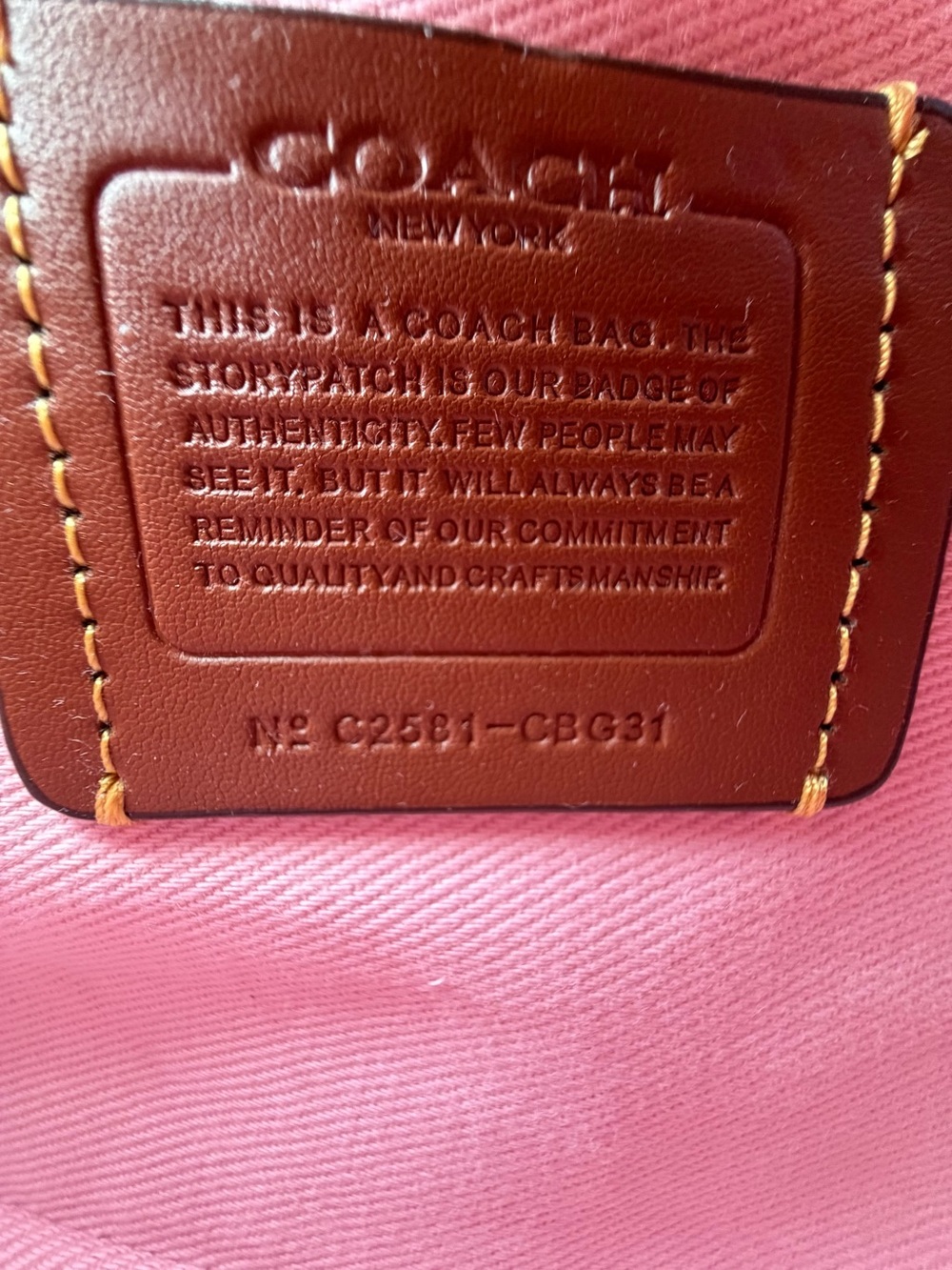 Coach Pink Quilted Shoulder Bag Tabby 26 - Picture 10 of 10